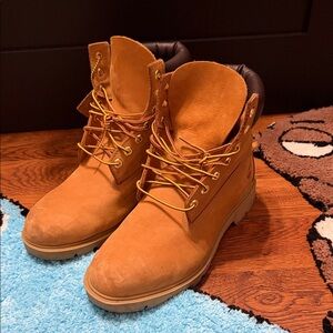 Timberland Wheat Nubuck Work Boots